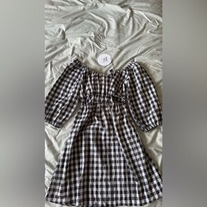 Princess Polly Black and White Ellie Mini Dress